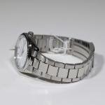 Casio Men's Vintage Stainless Steel White Dial Watch