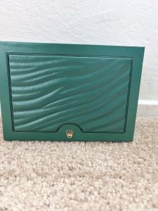 Vintage Rolex Oyster Green Wave Watch Box