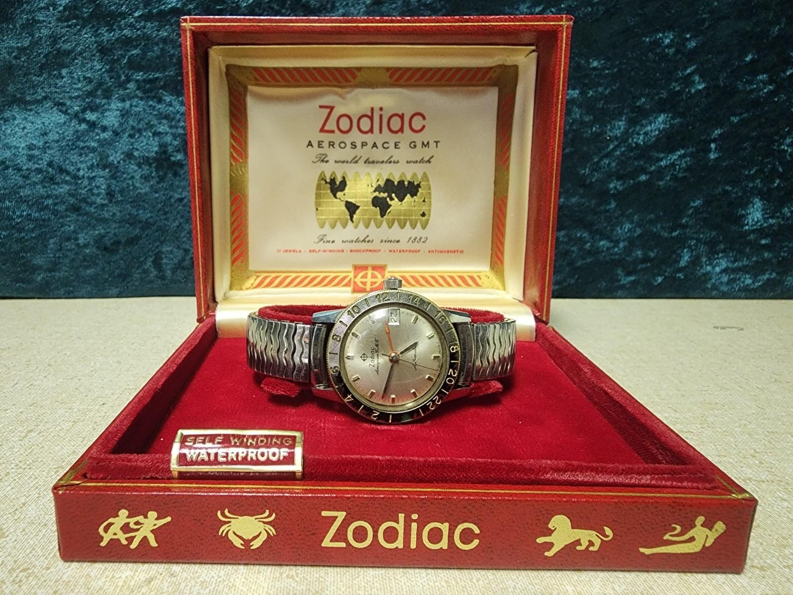 1960s Zodiac Aerospace GMT Men's Automatic Watch