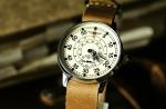 Pobeda Pilot Vintage Military Watch with Leather Strap