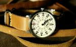 Pobeda Pilot Vintage Military Watch with Leather Strap