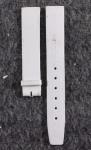 Vintage Zenith 15mm White Leather Watch Band