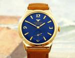 1950s Vintage Wittnauer Blue Dial Watch