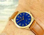 1950s Vintage Wittnauer Blue Dial Watch