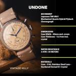 Undone Urban Vintage Sport Watch for Men 40mm