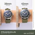 Men's Vintage Military Automatic Watch - Black Dial