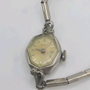 Vintage Timex Silver Mechanical Watch - Timely Charm