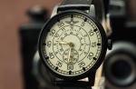 Russian Military Pilot Pobeda Mechanical Leather Watch