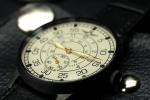 Russian Military Pilot Pobeda Mechanical Leather Watch