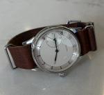 Molnija Vintage 44mm Soviet Pilot Watch, Blue Hands