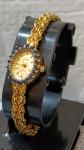 GENEVE Gold Tone Vintage Women's Quartz Watch