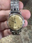 Rare 1950s Omega Automatic Vintage Steel Watch