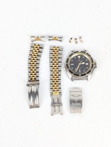 Vintage Zodiac Seawolf Red Dot 200M Watch