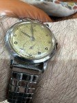 Rare 1950s Omega Automatic Vintage Steel Watch