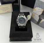 Nivada Grenchen Aquamarine Grey Vintage Watch