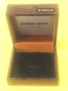 Vintage Eterna Matic Watch Case - Woodgrain Square
