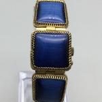 Vintage Chaika Yanka Women's Watch Gold Blue 20mm