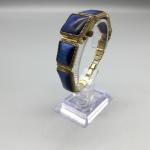 Vintage Chaika Yanka Women's Watch Gold Blue 20mm