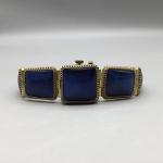 Vintage Chaika Yanka Women's Watch Gold Blue 20mm