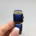 Vintage Chaika Yanka Women's Watch Gold Blue 20mm
