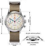 1963 Seagull ST1901 Pilot Watch with Sapphire Lens