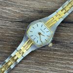 Ladies Vintage Silver and Gold Tone Cocktail Watch