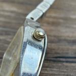Ladies Vintage Silver and Gold Tone Cocktail Watch