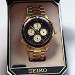 Seiko Flightmaster 7T34 Quartz Chronograph Pilot Watch