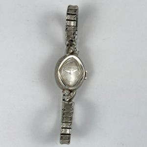 Hamilton Solid Gold Ladies Watch with Diamond Accents