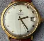 Gold Zodiac Automatic Men's Swiss Watch 34mm