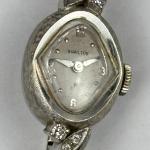 Hamilton Solid Gold Ladies Watch with Diamond Accents