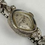 Hamilton Solid Gold Ladies Watch with Diamond Accents