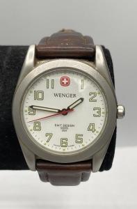 Wenger Swiss Vintage Pilot Watch, 36mm Stainless Steel