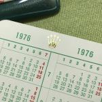1976 Vintage Rolex Wallet and Calendar Set