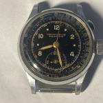 HARMAN Vintage Military Chronograph Watch Black Dial