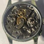 HARMAN Vintage Military Chronograph Watch Black Dial