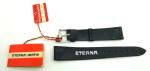 Eterna Vintage Black Leather Watch Strap 17x14mm