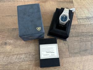 Nivada Grenchen F77 Blue Dial Men's Watch