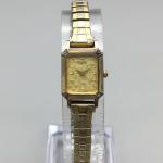 Bulova 1987 Vintage Cocktail Watch Gold Tone Band
