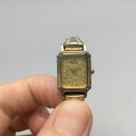 Bulova 1987 Vintage Cocktail Watch Gold Tone Band