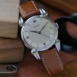 Eterna Vintage 1950s Steel Manual Wind Watch