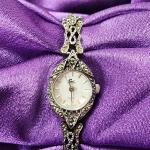 Cenere Marcasites Art Deco Ladies Cocktail Watch