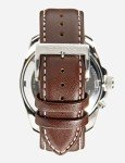 Seiko Men's Kinetic Leather Strap Watch SKA791P1