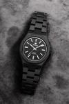 Nivada Grenchen F77 Black Ceramic Vintage Watch