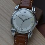 Eterna Vintage 1950s Steel Manual Wind Watch