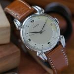 Eterna Vintage 1950s Steel Manual Wind Watch
