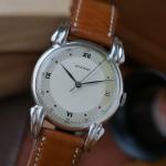 Eterna Vintage 1950s Steel Manual Wind Watch