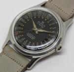 ALPHA 1950s Vintage Hand Winding Watch 24 Hour