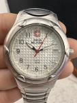 Swiss Military Vintage Watch for Men - Silver Tone