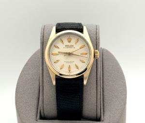 Rolex Oyster Perpetual 6634 Cream Dial Watch